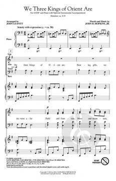 We Three Kings of Orient Are von John Henry Hopkins (Download) 