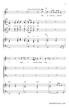 Redemption Song von B. Marley 