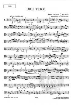 3 leichte Trios op. 13 von Pierre Crémont für 2 Violinen und Cello (oder Viola) im Alle Noten Shop kaufen