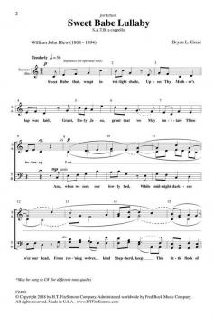 Sweet Babe Lullaby von Bryan Greer 