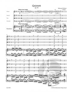 Klavierquintett f-Moll op. 34 von Johannes Brahms (Download) 
