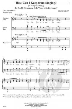 How Can I Keep from Singing von Greg Gilpin 