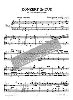 Konzert Es-Dur von Johann Nepomuk Hummel für Trompete und Orchester (Original E-Dur) im Alle Noten Shop kaufen - Q8781A