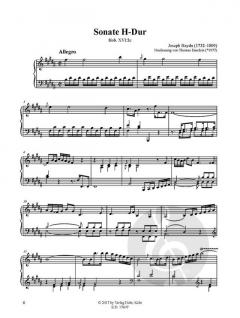 Sonate H-Dur Hob. XVI: 2c von Joseph Haydn 