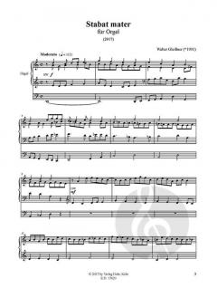 Stabat mater von Walter Gleißner für Orgel (2017) im Alle Noten Shop kaufen (Partitur)