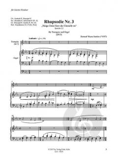 Rhapsodie Nr. 3 von Bernard Wayne Sanders 