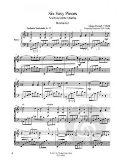 Six Easy Pieces von Adrian Connell für Klavier (1990-2015) im Alle Noten Shop kaufen (Partitur)