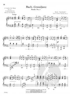 Etudes For Harp von Johann Sebastian Bach 