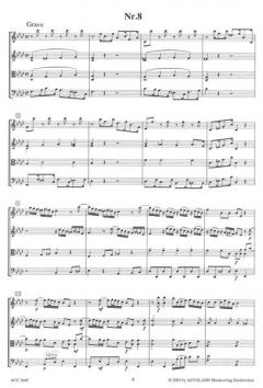 Quartette Nr. 7-9 [D/f/E] von Florian Leopold Gassmann 
