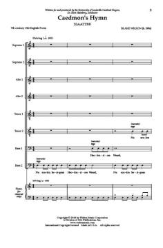 Caedmon's Hymn von Blake Wilson 