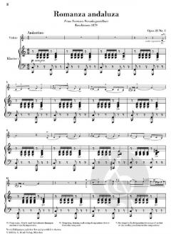 Romanza andaluza op. 22 Nr. 1 für Violine und Klavier von Pablo de Sarasate im Alle Noten Shop kaufen