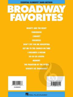Essential Elements Broadway Favorites Bb Clarinet 