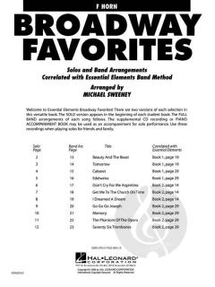Essential Elements Broadway Favorites F Horn 