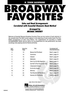 Essential Elements Broadway Favorites Tenor Sax 
