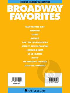 Essential Elements Broadway Favorites Bass Clarinet 