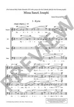 Missa Sancti Josephi von Janusz Krzysztof Korczak 