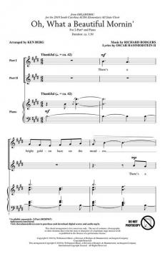 Oh, What A Beautiful Mornin' von Richard Rodgers (Download) 