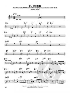 Sonny Rollins Omnibook for B-Flat Instruments 