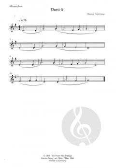 12 very easy duets von Thomas Peter-Horas 