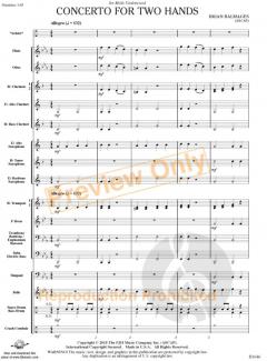 Concerto For 2 Hands von Brian Balmages (Download) 