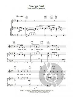 Strange Fruit von Billie Holiday 