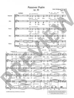 Passover Psalm op. 30 von Erich Wolfgang Korngold 