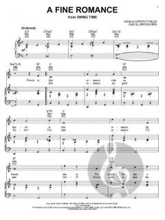 A Fine Romance von Jerome Kern 