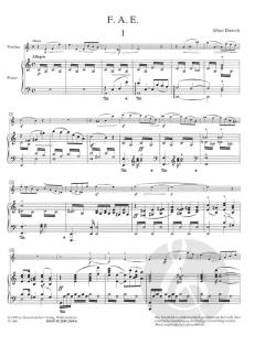 F.A.E. Sonate von Robert Schumann 