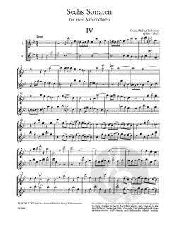6 Sonaten op. 2 Heft 2 (Georg Philipp Telemann) 