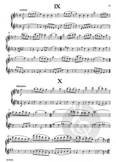 12 kleine Duos von Wolfgang Amadeus Mozart für zwei Flöten oder Flöte und Violine im Alle Noten Shop kaufen