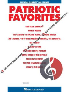 Patriotic Favorites for Strings von John Moss 