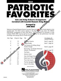 Patriotic Favorites for Strings von John Moss 