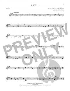 I Will von Paul McCartney (Download) 