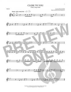 (They Long To Be) Close To You von Burt Bacharach (Download) 