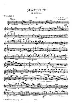 Streichquartett C-Dur op. 61 von Antonín Dvorák im Alle Noten Shop kaufen