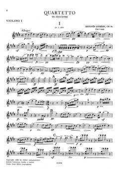 Streichquartett E-Dur op. 80 von Antonín Dvorák im Alle Noten Shop kaufen