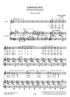 Zelenss se snítka (Es grünen die Zweige) (1953) (Petr Eben) 