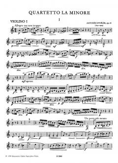 Streichquartett 7 a-moll op. 16 von Antonín Dvorák im Alle Noten Shop kaufen