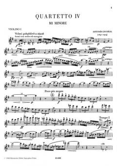 Streichquartett e-moll von Antonín Dvorák im Alle Noten Shop kaufen