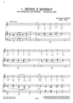 Pí-nicky na dve strany (Liedchen auf zwei Seiten) (1944) von Bohuslav Martinu 
