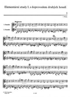 Elementssrni Etudy 1 von Josef Micka 