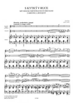 Bagatelle mit dem Blumenstrauss in der Hand (Josef Suk) 