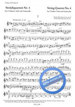 String Quartet No. 4 Op. 83 von Dmitri Schostakowitsch 