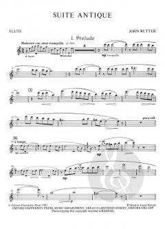 Suite Antique von John Rutter 