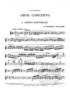 Concerto für Oboe und Streicher von Ralph Vaughan Williams im Alle Noten Shop kaufen