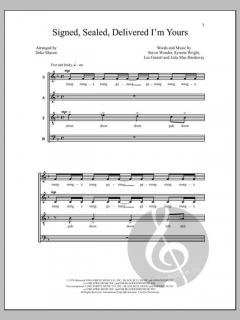 Signed, Sealed, Delivered I'm Yours von Stevie Wonder 