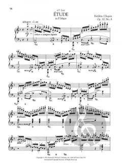 Etude in F Major, Op. 10, No. 8 von Frédéric Chopin 