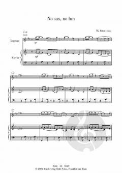 No Sax No Fun von Thomas Peter-Horas 