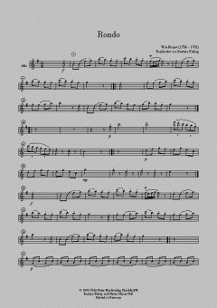 Allegro aus Divertimento Nr. 1 von Wolfgang Amadeus Mozart 
