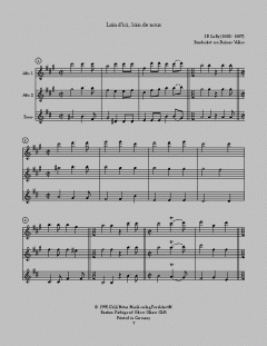 13 Trios von Lully 